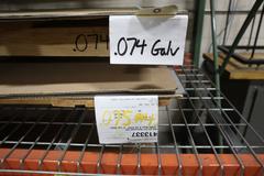 Assorted Flat Stock Sheet Metal Various Types and Thickness 48" x 120 Nominal Size and Pieces,  ** Racking Not Included**