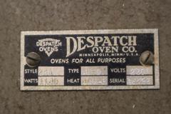 Despatch Oven Co. 400F, 1100 Watt Style 288 Industrial Oven