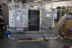 Haas SL-20 CNC Turning Center, 8" Chuck, 10 Station Turret, Tool Presetter, Chip Conveyor, Parts Catcher 