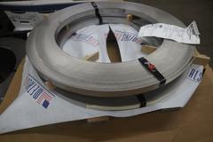 Coiled Cold Rolled Steel Material (5 Coils), (2) Approx 1.25" x .060", (2) 22.125" x 11Ga,  (1) 6.781" x .035"