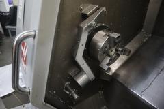 Haas SL-20 CNC Turning Center, 8" Chuck, 10 Station Turret, Tool Presetter, Chip Conveyor, Parts Catcher 