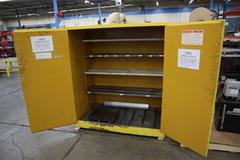 Justrite Combustible Liquids Storage Cabinet, 2 Door, Cap 2 55 Gal Drums