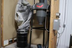 Dayton 5E820B Dust Collector W/ Bag & Barrel