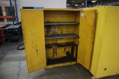 Justrite 45 Gallon Combustible Liquids Storage Cabinet, 2 Door, 3 Shelf