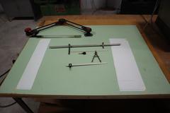 Large Heavy Duty Rolling Table W/ Drafting Table *Cardboard Boxes Not Included