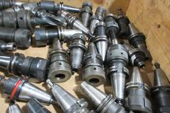 Assorted CAT40 Collet Tool Holders TG100/150, ER16, ER20 & More! Approx. 40+ 