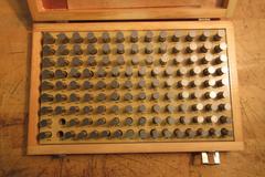 Meyer Pin Gage Set .501" - .625", M-3 *Almost Complete W/ Case