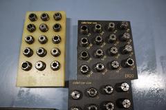 Assorted ER20 Collets & Rack