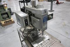 SpeedyCut ST-0 Tapping Machine with 5" Throat W/ Foot Pedal, Mounted On Metal Table