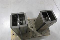 Machine Tombstones (2) with 500mm Pallet and 10" x 10" x 21.5" Column and 1/2-13" Tapped Holes