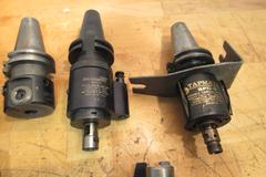 CAT40 Toolholders w/ Offset Boring Heads, Tap Matic & Procunier Heads