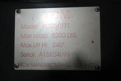 TCM FCG30T7T Forklift – 5,200 lb Capacity, Triple Mast,  Side-Shift, Cushion-Tire, LPG