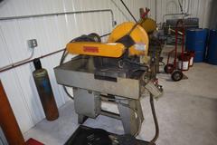 Everett 16" Abrasive Chop Saw, 10 HP Motor, Hand Feed, Vise, Coolant System