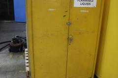 Justrite 45 Gallon Combustible Liquids Storage Cabinet, 2 Door, 3 Shelf