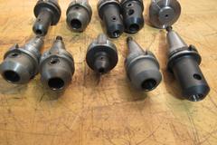 BT40 Tool Holders, Ridgid Endmill & Shell Mill (10)