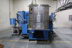 Parker Ionics GX7000M Automated Powder Coating Booth with 24" Wide x 48" High Windows and Top Chain Slot