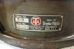 Troyke 12 "Manual Rotary Table w/ 8 T-Slotted Platen Vertical/Horizontal Mount
