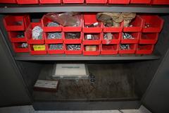 Heavy Duty 2-Door Metal Cabinet W/ Hardware & Fasteners Multiple Bins