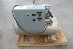 Dekker Vacuum Technologies Duravane Vacuum Pump Model RML010T1-01-AS, Rotary Vane Pump with Tank - Single Phase