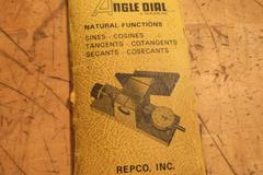 Repco Adjustable Angle Dial, Lufkin .001 Travel Indicator w/ Wood Box