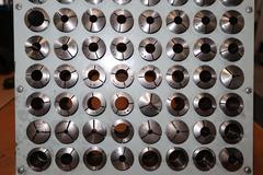 5C Collets in Metal Divider Rack