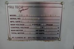 Tru Tech TTS-8-20 CNC Cylindrical Grinder, 8" x 20", Motorized Workhead, Tailstock, Coolant System