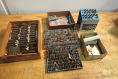 New Hermes Engravograph Machine with Letter/Number Stencils and Engraving Tools