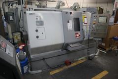 Haas SL-20 CNC Turning Center, 8" Chuck, 10 Station Turret, Tool Presetter, Chip Conveyor, Parts Catcher 