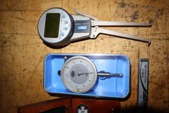 Mitutoyo 0"-1" Indicating Micrometer & 6" Mitutoyo Digital Caliper W/ Fowler Groove Mic And Diatest Dial Indicator 