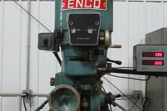 Enco 100-1529 Vertical Knee Mill, 9x42 Table, Power Table Feed, DRO