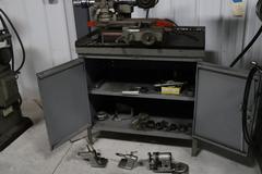 CutterMaster HDT-610 End Mill Sharpener – With Cabinet & Tooling Set