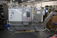Haas SL-20 CNC Turning Center, 8" Chuck, 10 Station Turret, Tool Presetter, Chip Conveyor, Parts Catcher 