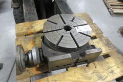 Troyke 12 "Manual Rotary Table w/ 8 T-Slotted Platen Vertical/Horizontal Mount