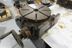 Troyke 12 "Manual Rotary Table w/ 8 T-Slotted Platen Vertical/Horizontal Mount