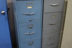 Metal 4 Drawer File Cabinets (6) with Desktop File Organizer