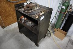 6" Machine Vice W/ Cart & Contents