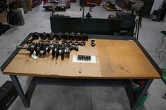 ULine Work Bench - Adjustable Height, Lower Shelf - NO CONTENTS