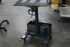 T&S Equipment Rolling Ajustable Height/Angle Work Table