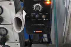 Parker Ionics GX7000M Automated Powder Coating Booth with 24" Wide x 48" High Windows and Top Chain Slot