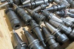 Assorted CAT40 Collet Tool Holders TG100/150, ER16, ER20 & More! Approx. 40+ 