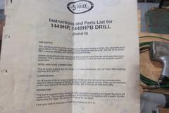 Pneumatic Tools; 1/2" Impact, Sioux Model 2P2550B Tap Gun, Die Grinder