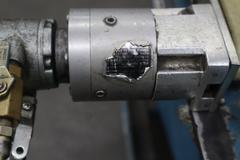 Pneumatic Slug Conveyor with 18" x 48" Conveyor with Gast Belt Drive