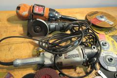 Black & Decker, Dayton Angle Grinders W/ Assorted Abrasives 4.5", 7", 9"