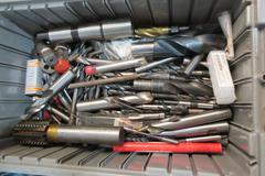 Large Assortment of HSS Tooling, Taps, Drills, Spot & More