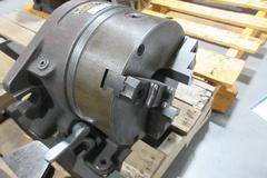 News 8 "Manual Rotary Table w/ 3-Jaw Chuck Vertical/Horizontal Mount & Indexing Adaptor Plates