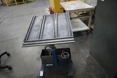 T&S Equipment Rolling Ajustable Height/Angle Work Table