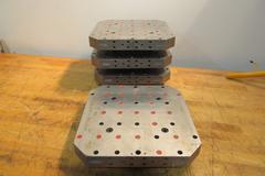 EROWA ER-021401 320mm X 320mm Pallet 2"x2" Non-Threaded Grid Pattern