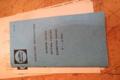 Sunnen CF-502 Bore Gage Setting Fixture 0"-2" 