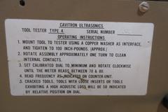 Cavitron Ultrasonic Tool Tester 20Khz