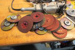 Black & Decker, Dayton Angle Grinders W/ Assorted Abrasives 4.5", 7", 9"